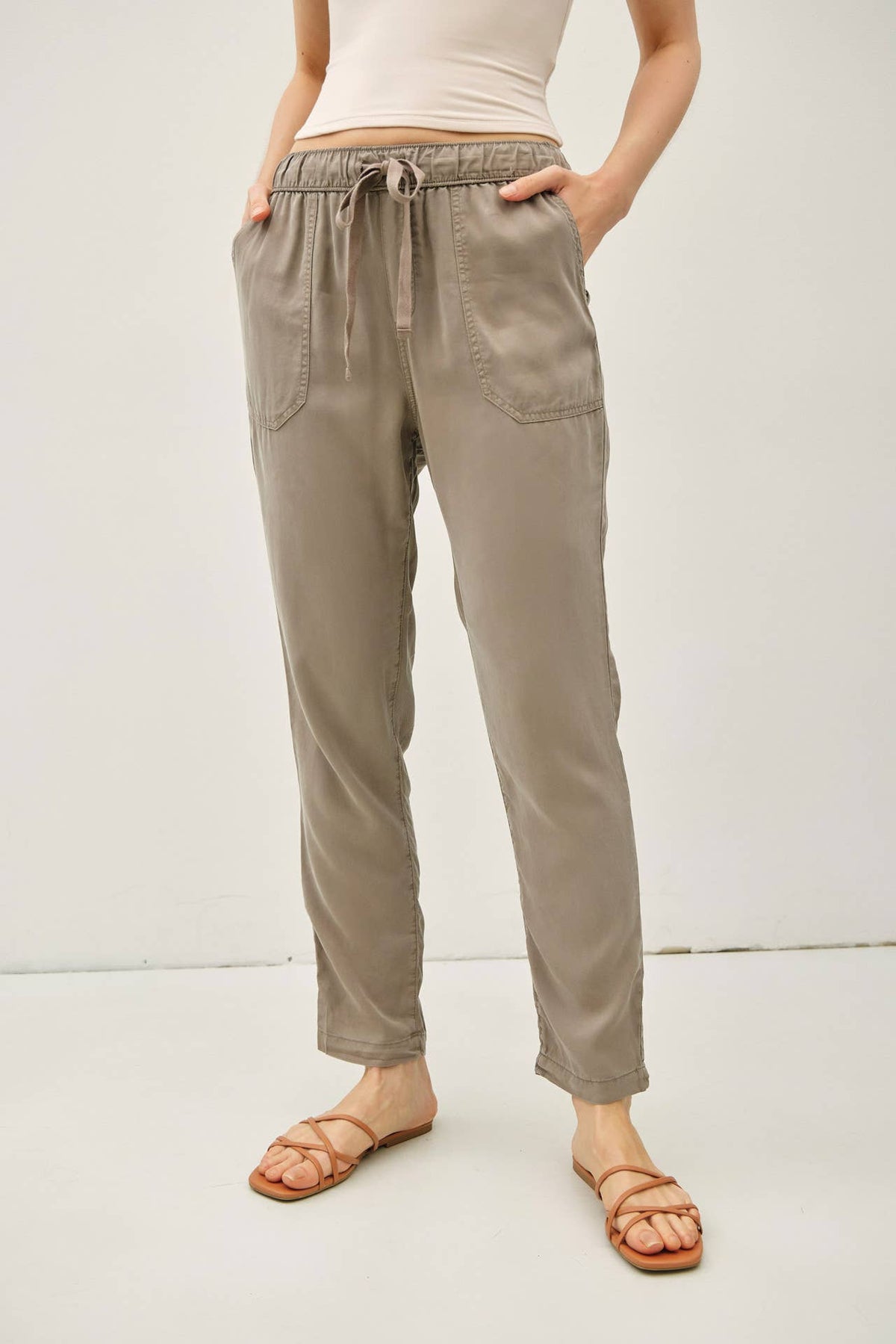 Be Cool LARA TENCEL ANKLE PANTS
