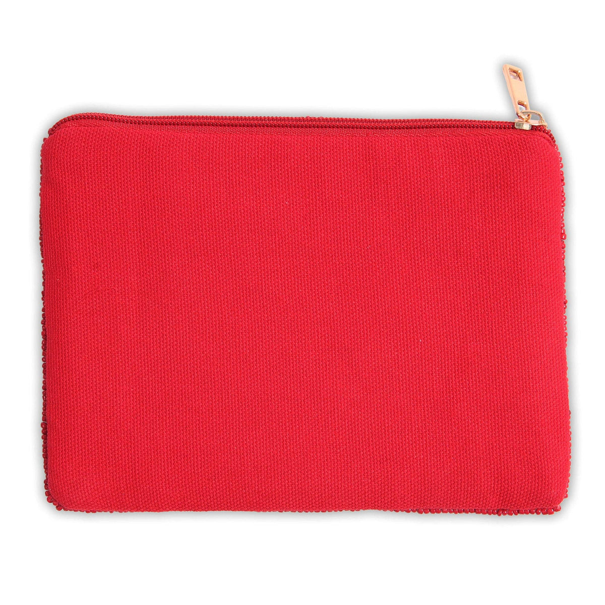 Hand Beaded Coin Pouch - Alabama Crimson Tide