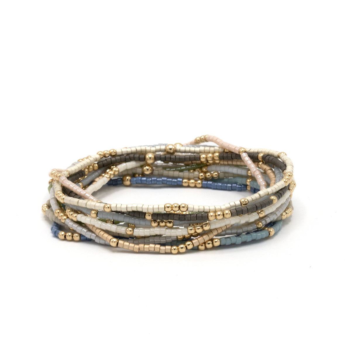 2mm Newport COTTON + Gold Filled Waterproof Bracelet