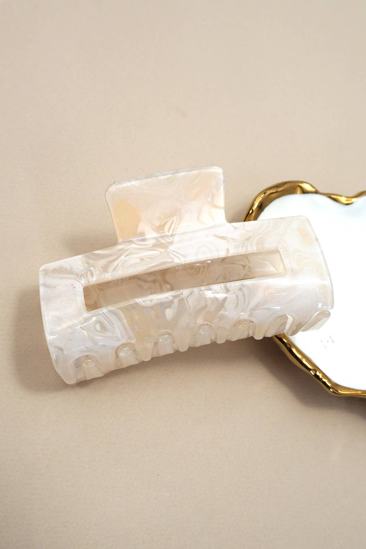 Marbled Hair Claw Clip