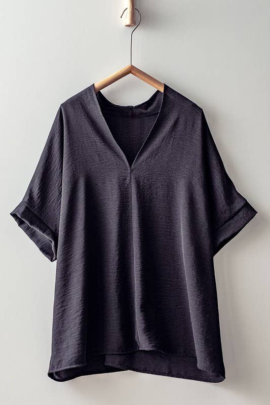 Breezy Airflow V-Neck Top-SS