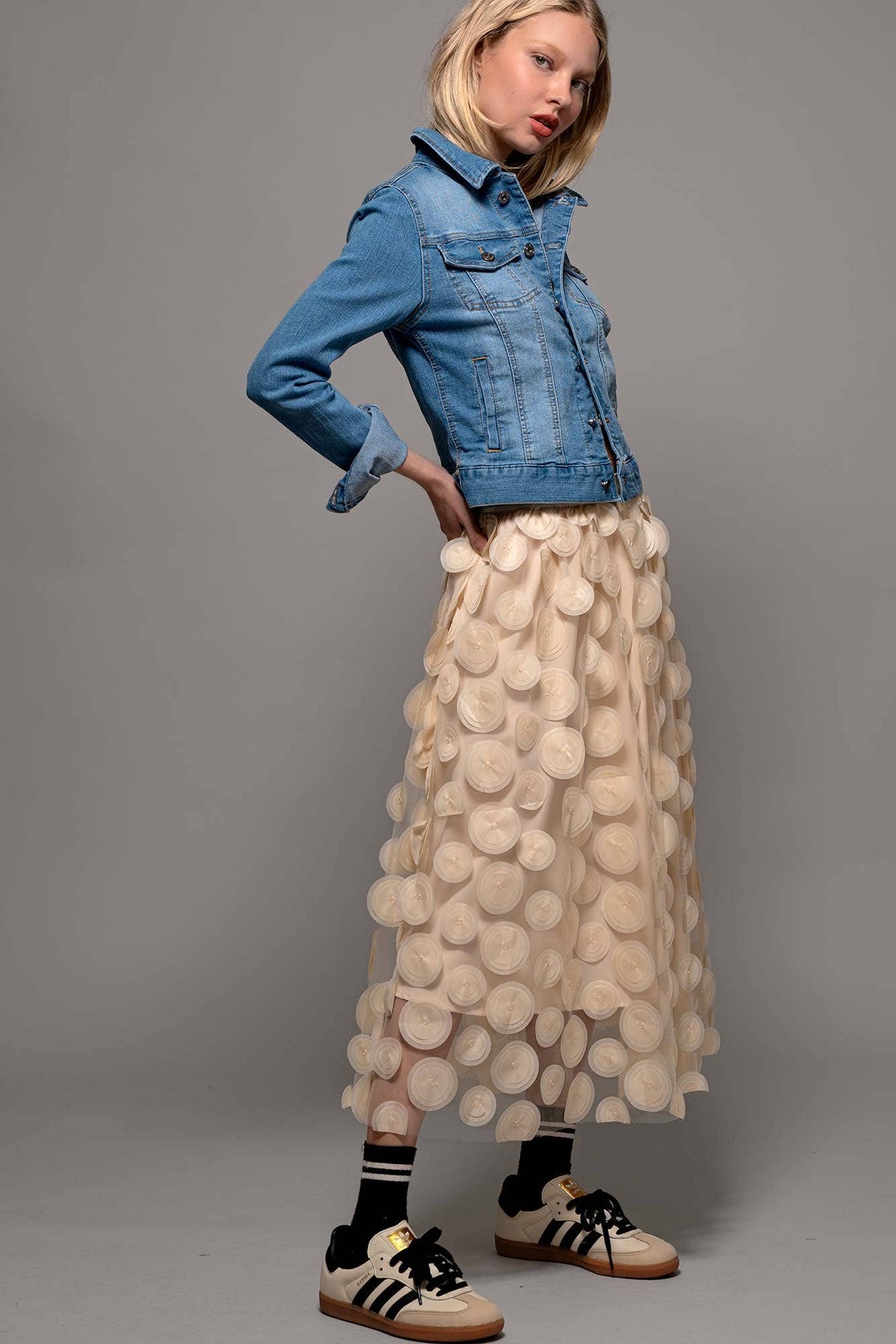 Urban Daizy Classic Denim Trucker Jacket