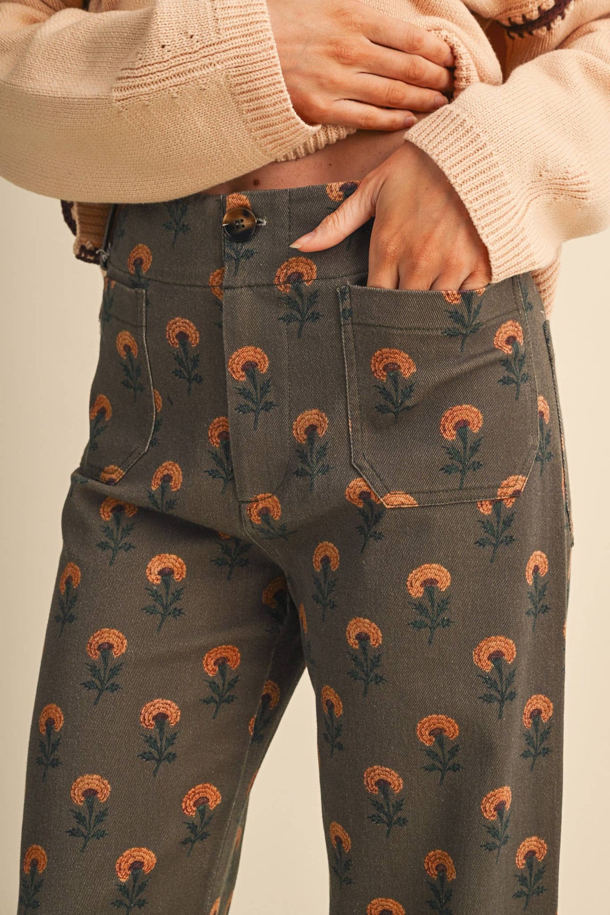 &Merci Vintage Floral Pants