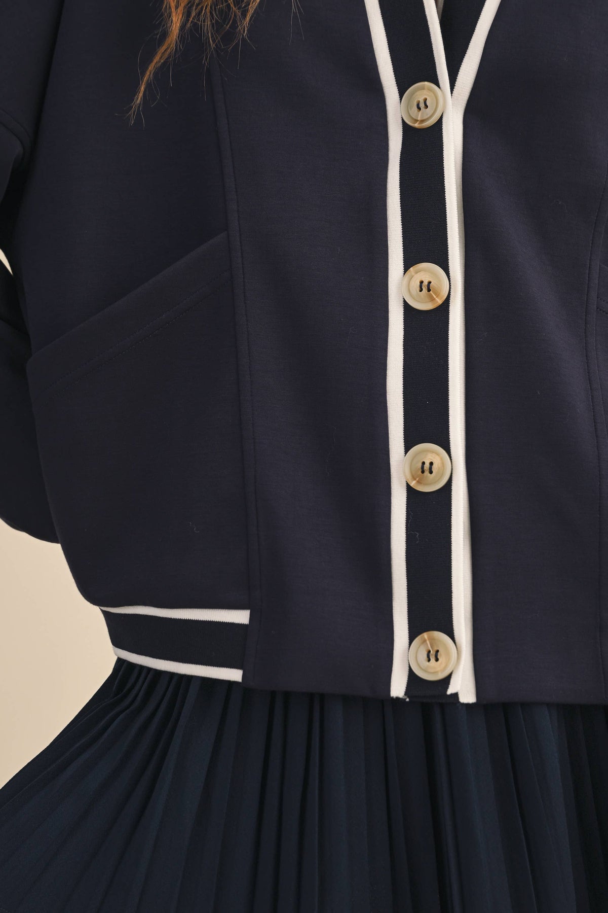 Klesis KNIT CARDIGAN AND SKIRT SET