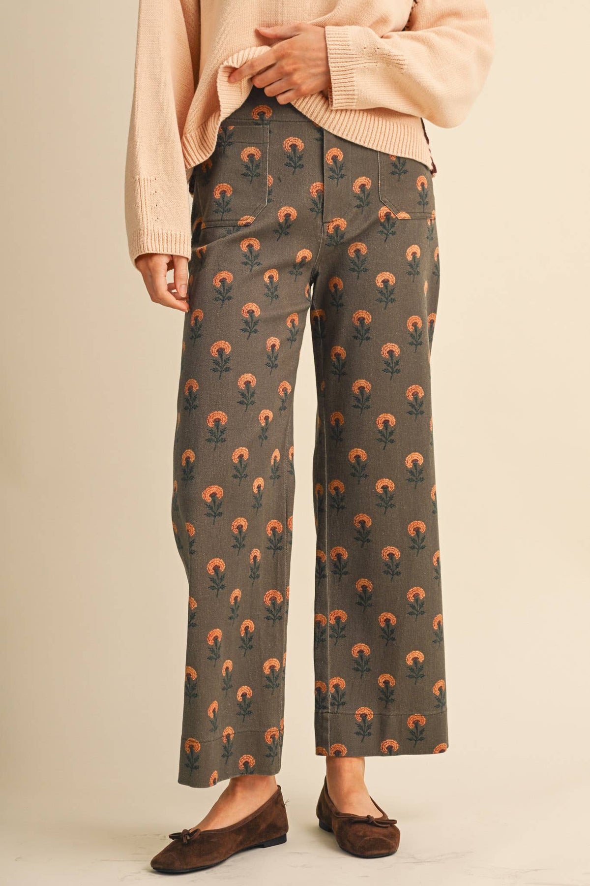 &Merci Vintage Floral Pants