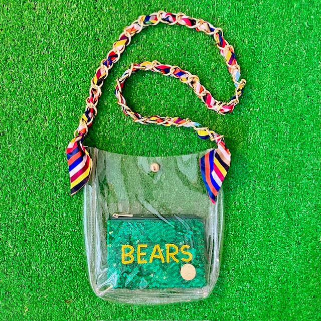 HADLEY Clear Gameday Messenger Stadium Bag