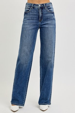 RISEN High Rise Wide Baggy Jeans