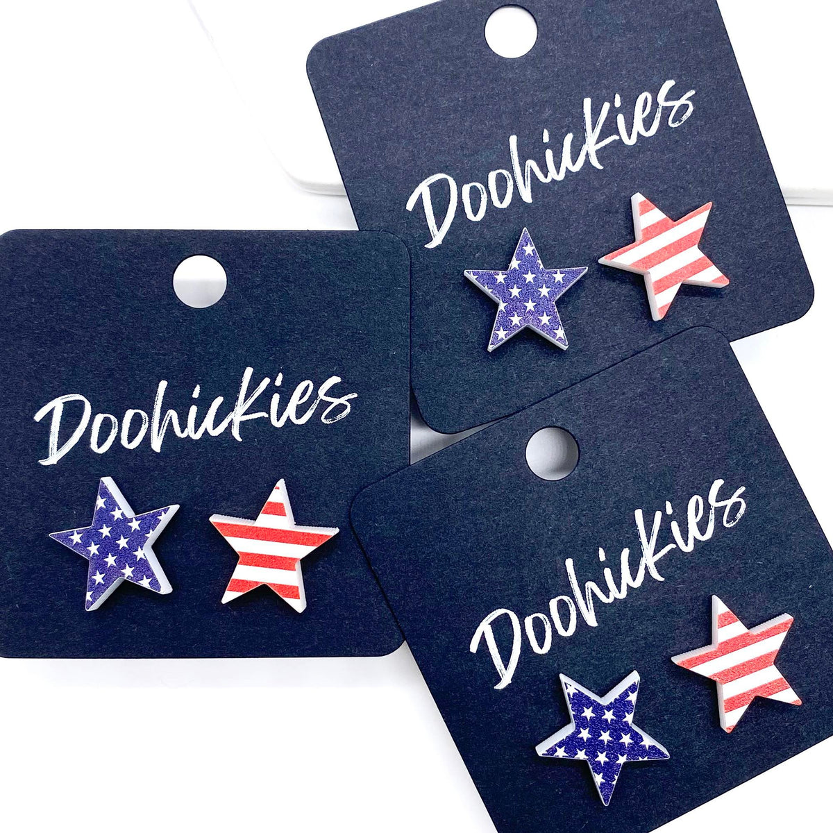 Doohickies New Stars & Stripes Studs