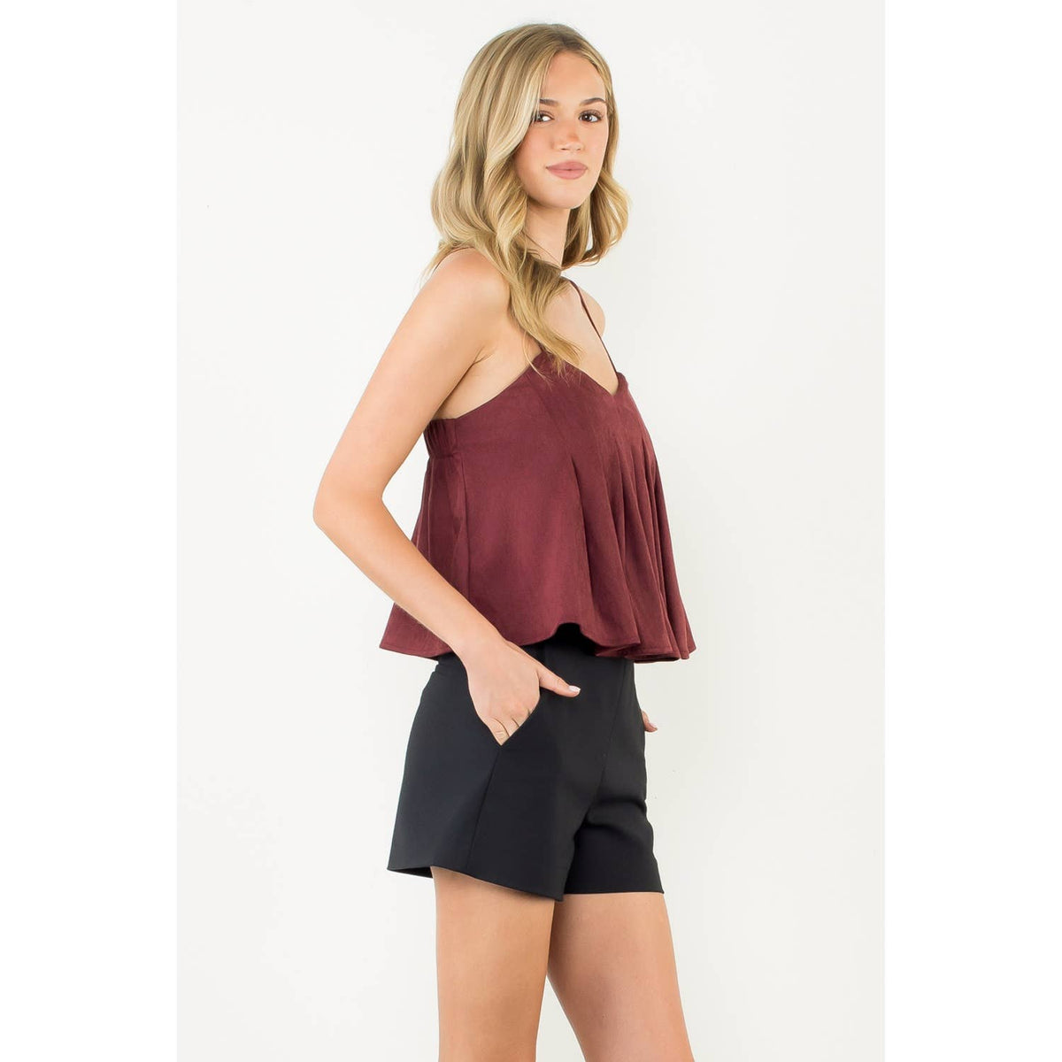THML Suede Tank Top