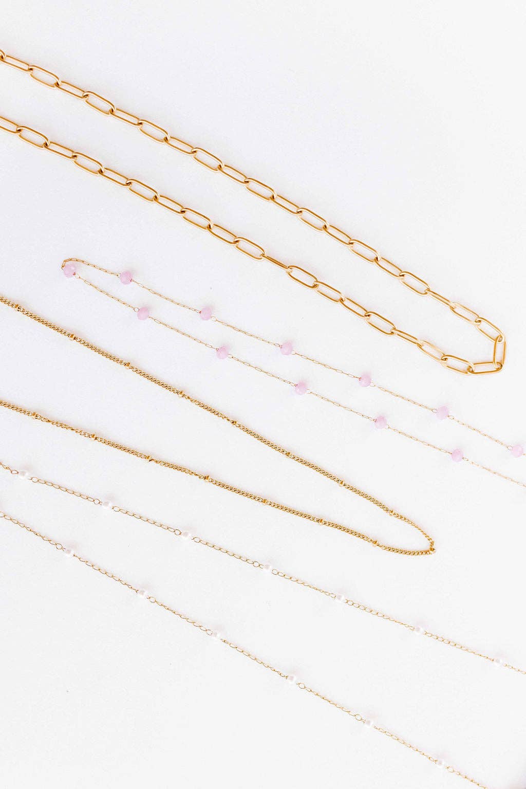 Necklace - Palmer Paperclip Gold