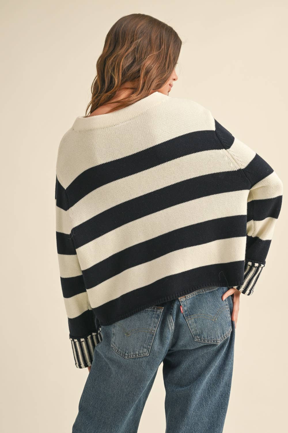 Miou Muse Black/White Sweater