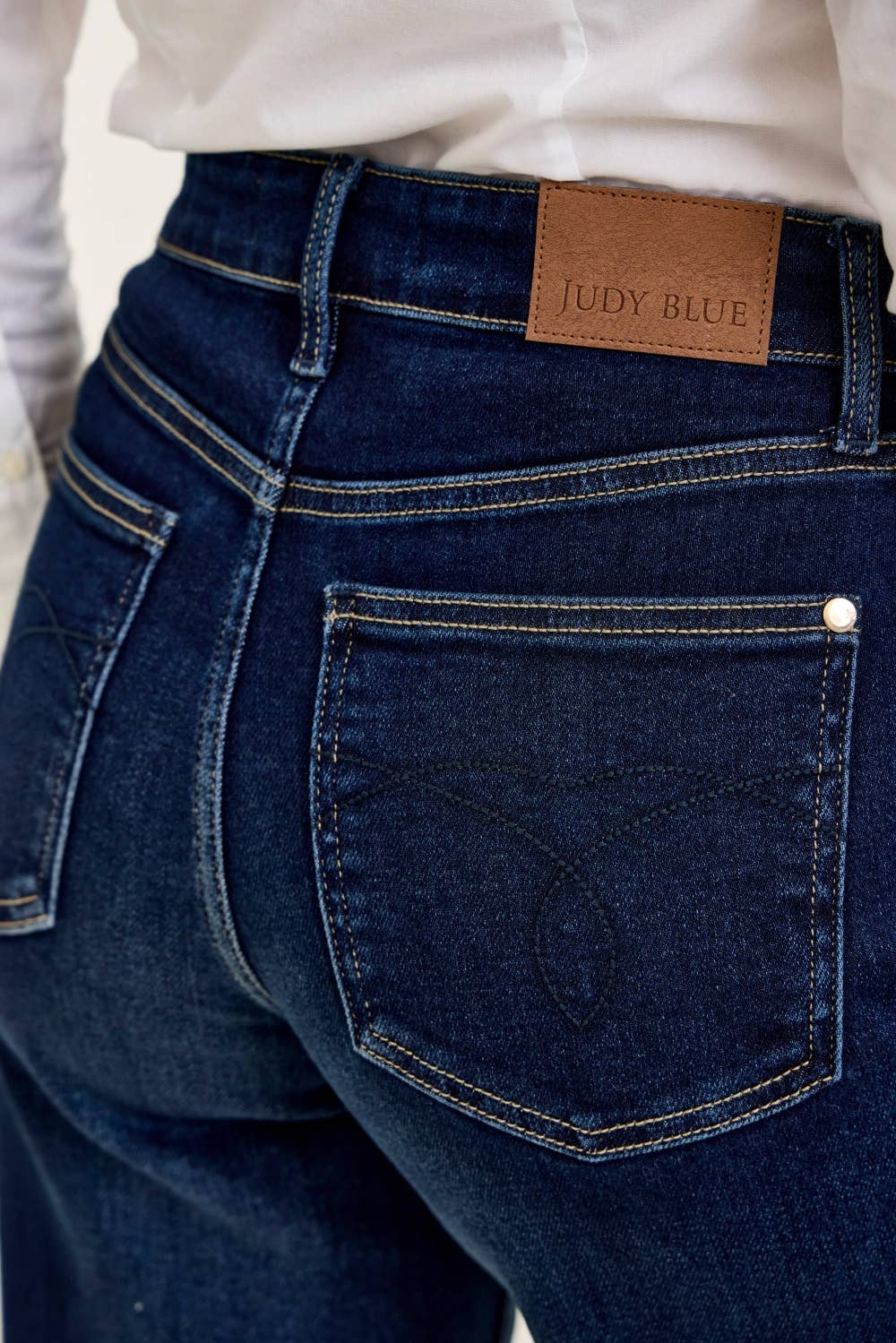 Judy Blue Petite "LUX" Retro Wide Jeans