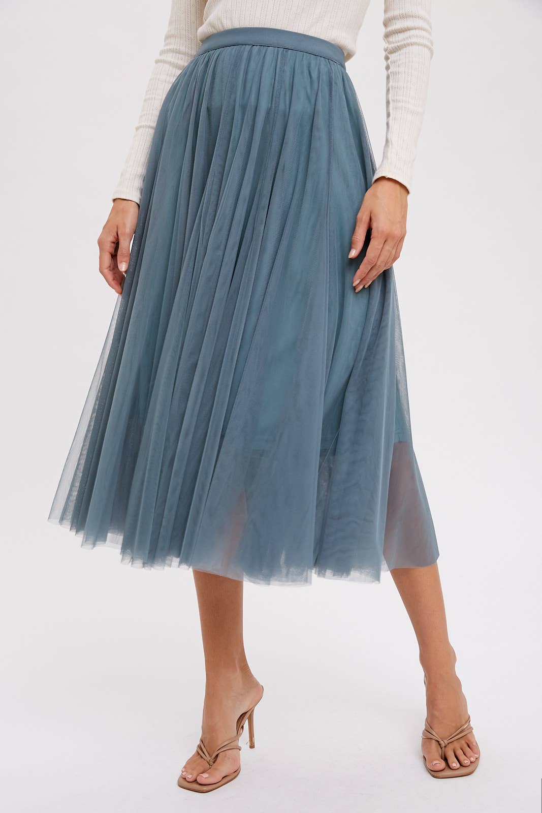 Bluivy TULLE MIDI SKIRT