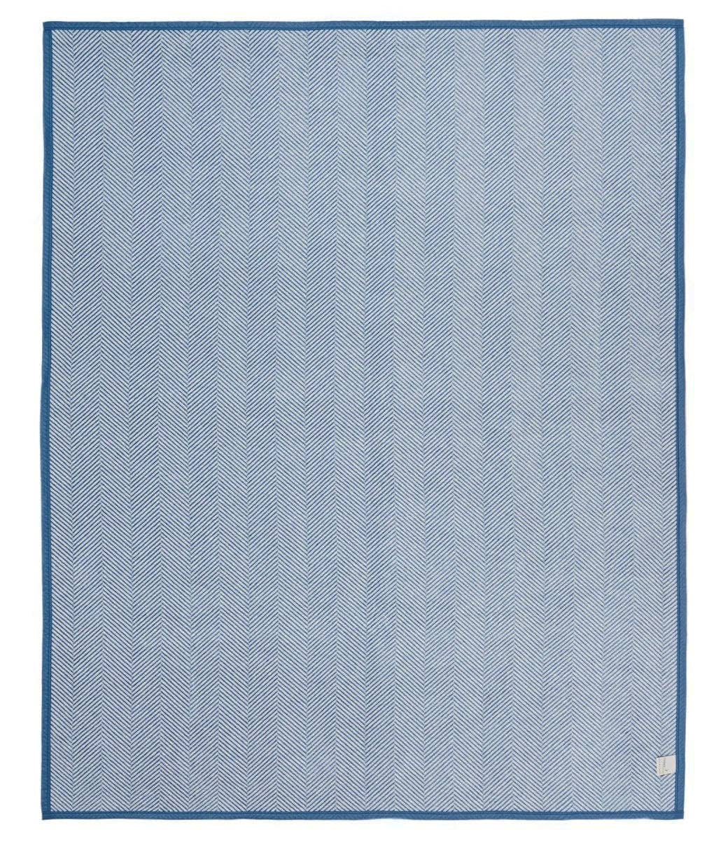 Chappy Wrap Harborview Herringbone Cornflower Blanket