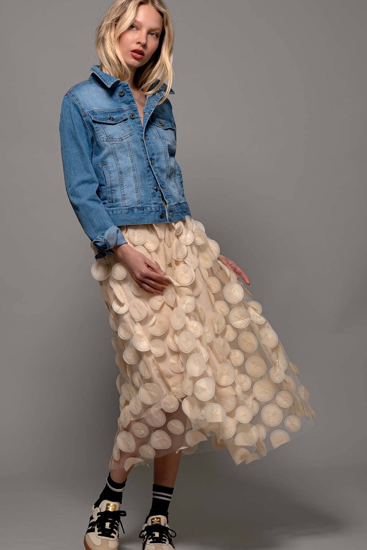 Urban Daizy Classic Denim Trucker Jacket