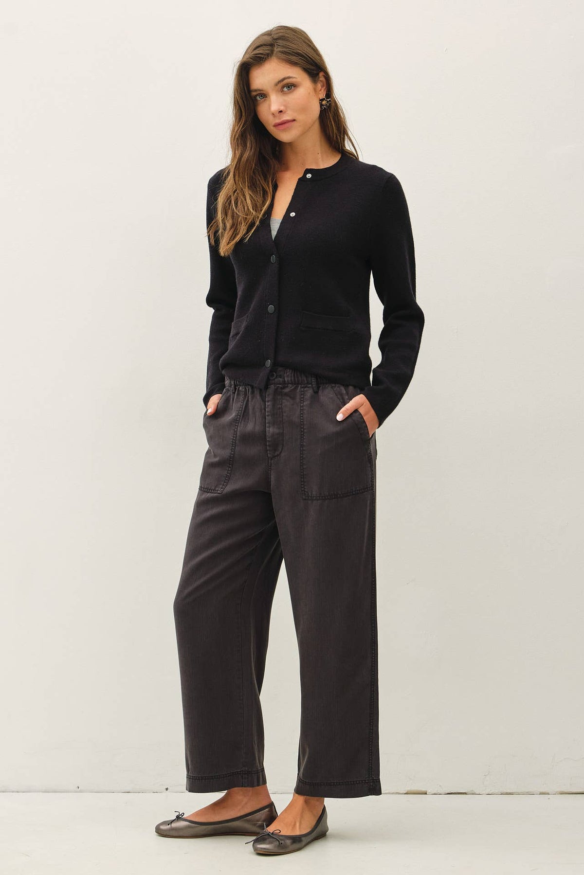 Wide Leg Tencel Pant
