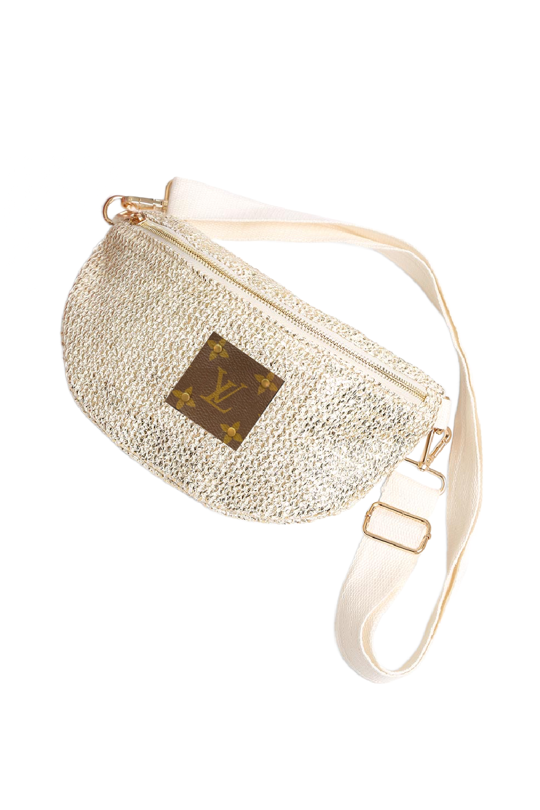 Upcycled Textured Sling Bag