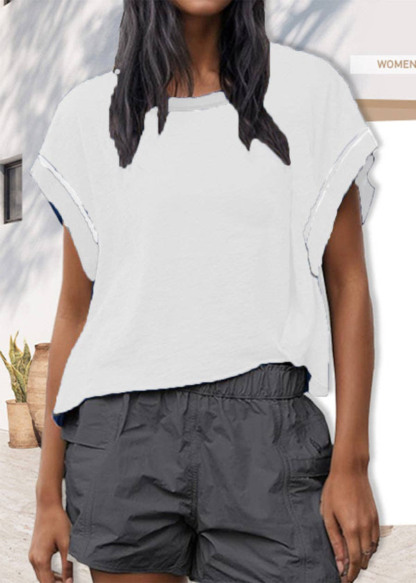 Breezy Back Tee - White