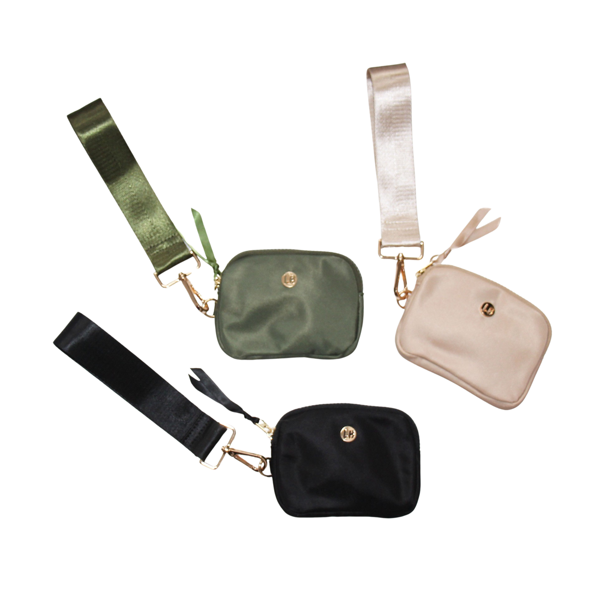 Lemonbella Nylon Keychain Black