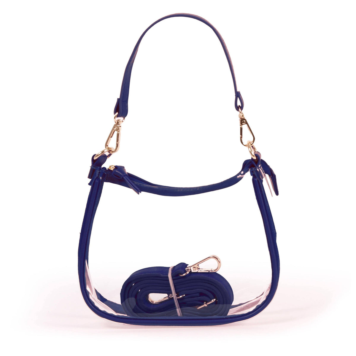 The Clara Clear Purse by Desden in Navy