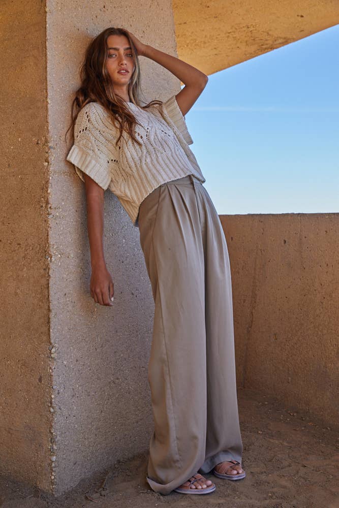 By Together Crochet Round Sweater