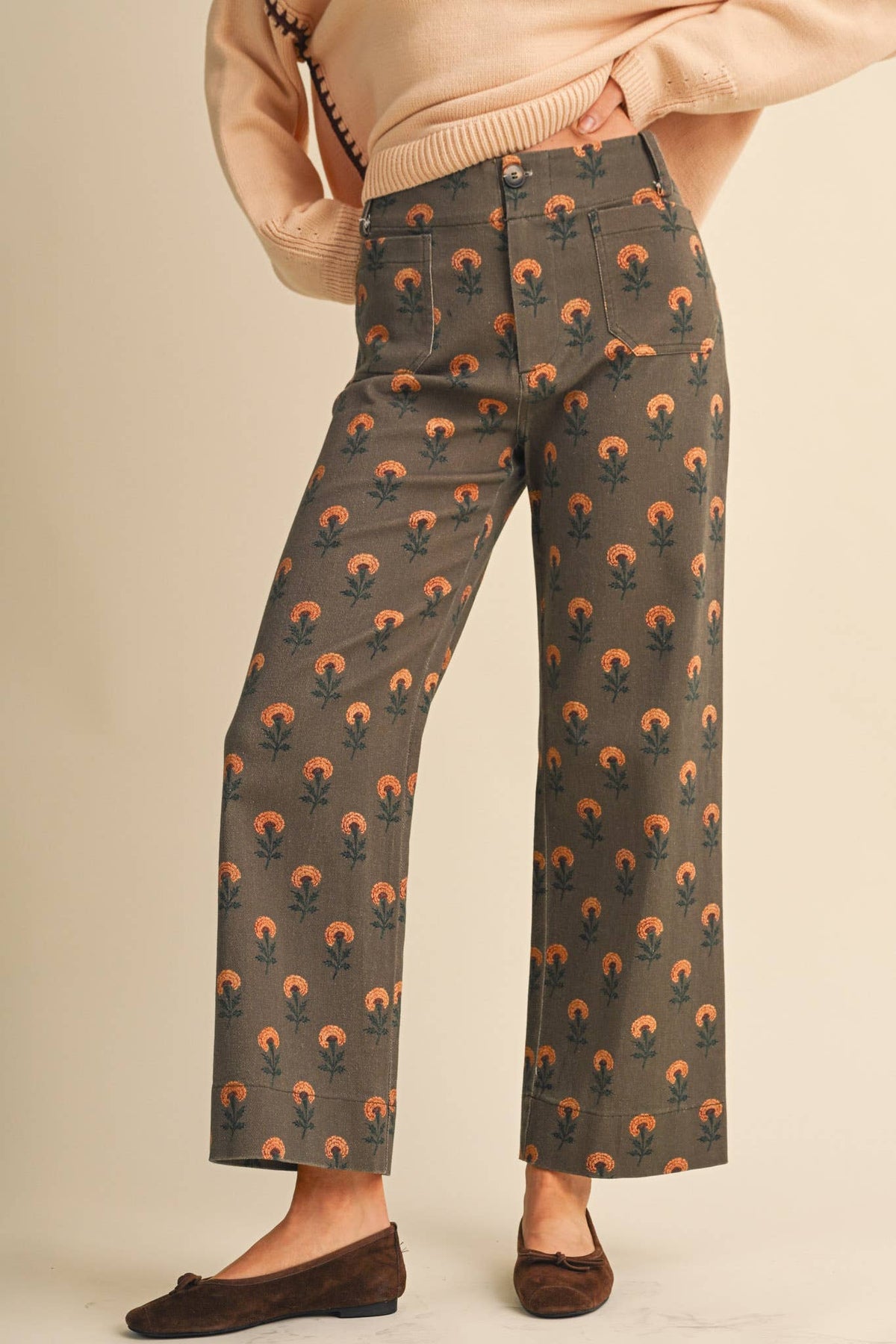 &Merci Vintage Floral Pants