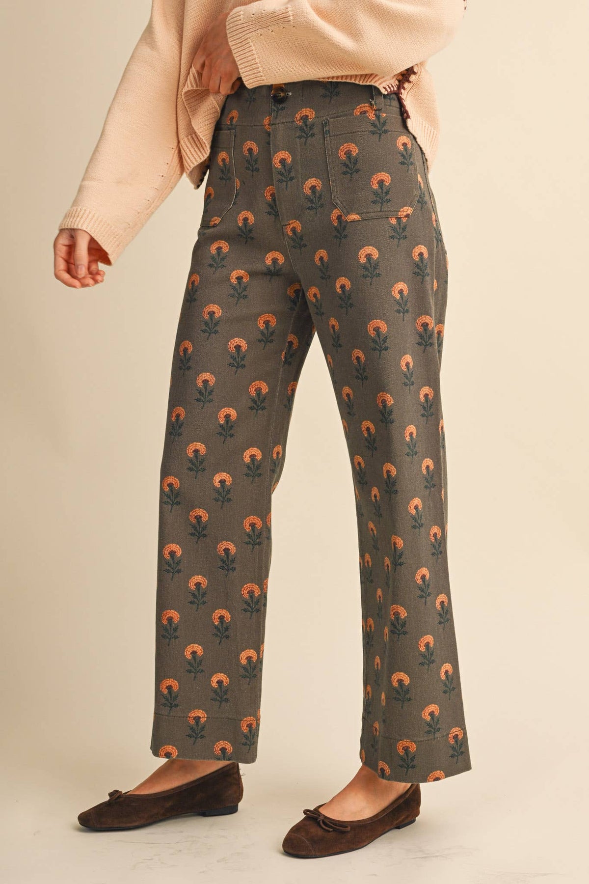 &Merci Vintage Floral Pants