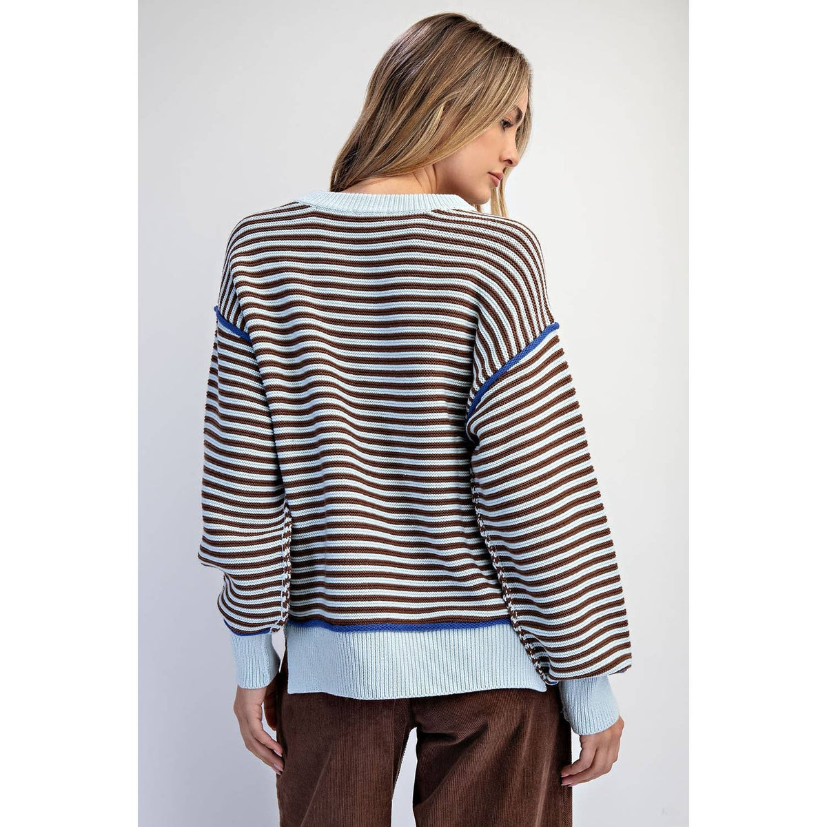 Cotierra Striped Pullover Sweater