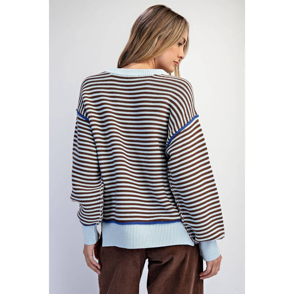 Cotierra Striped Pullover Sweater