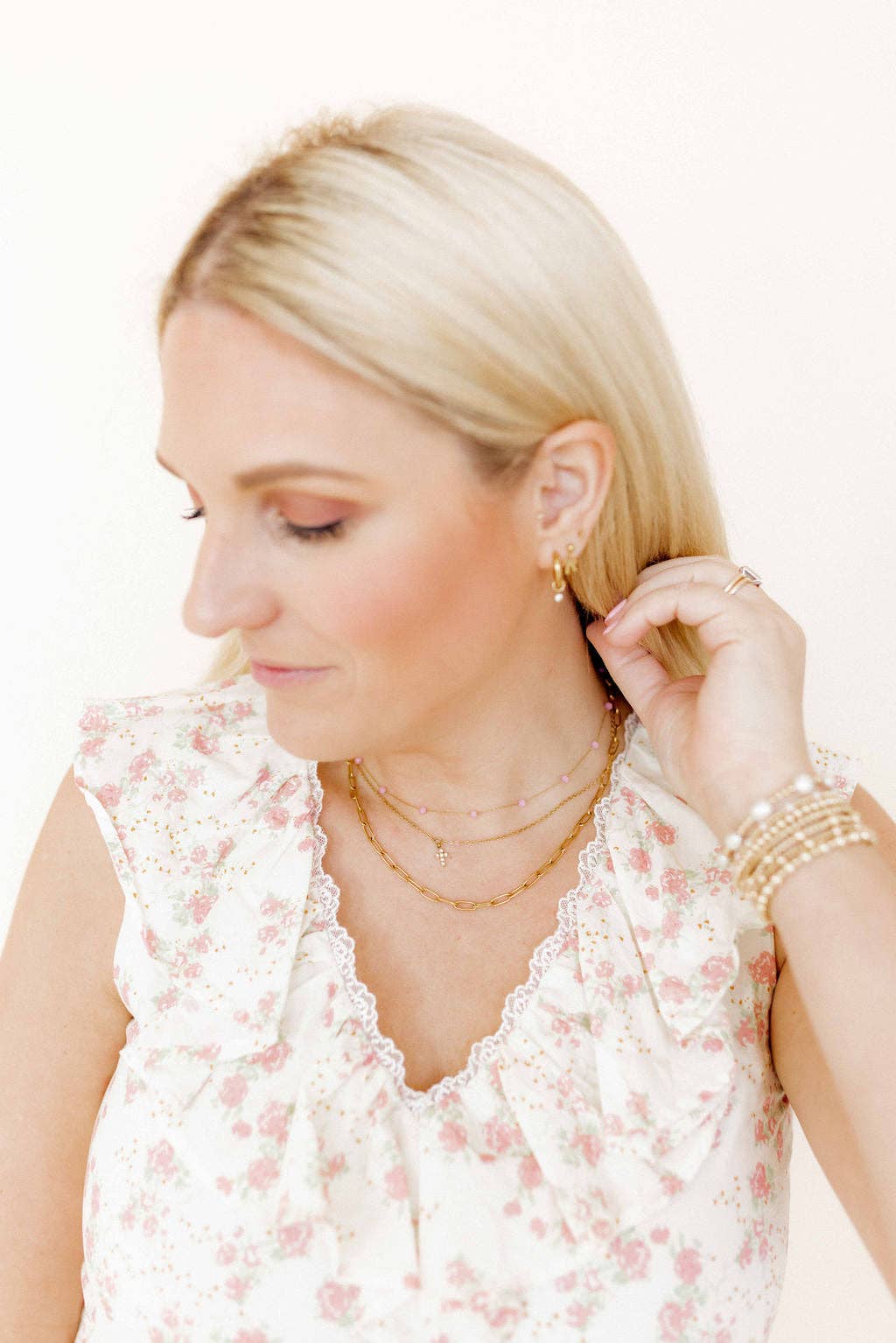 Necklace - Palmer Paperclip Gold