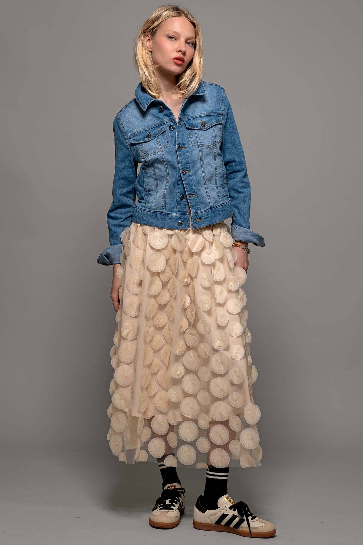 Urban Daizy Classic Denim Trucker Jacket