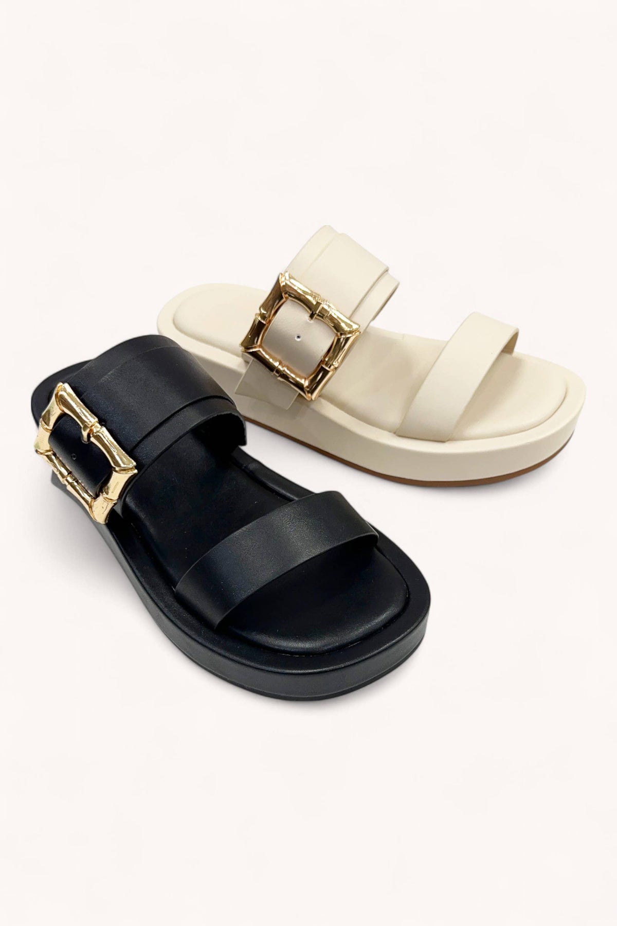 CCOCCI RAYA-68 Chunky Platform Double Strap Sandals