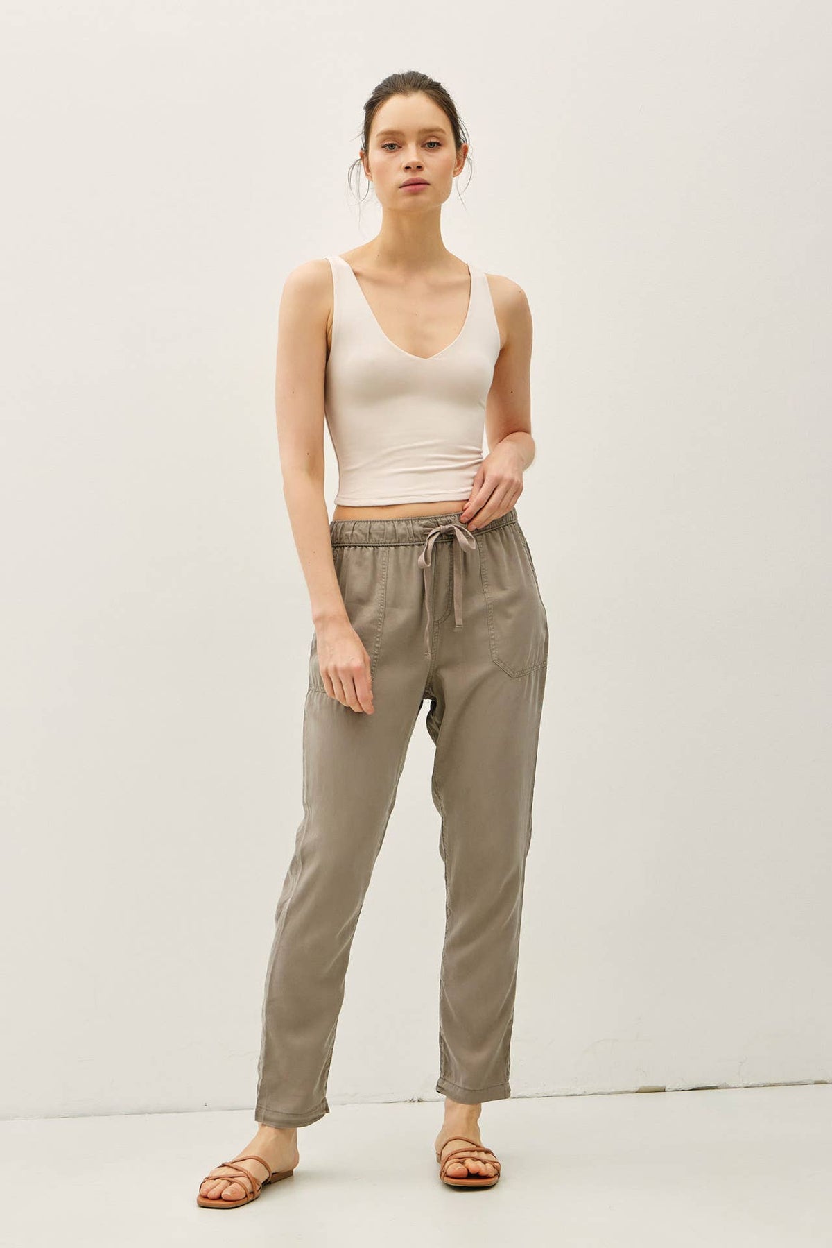 Be Cool LARA TENCEL ANKLE PANTS
