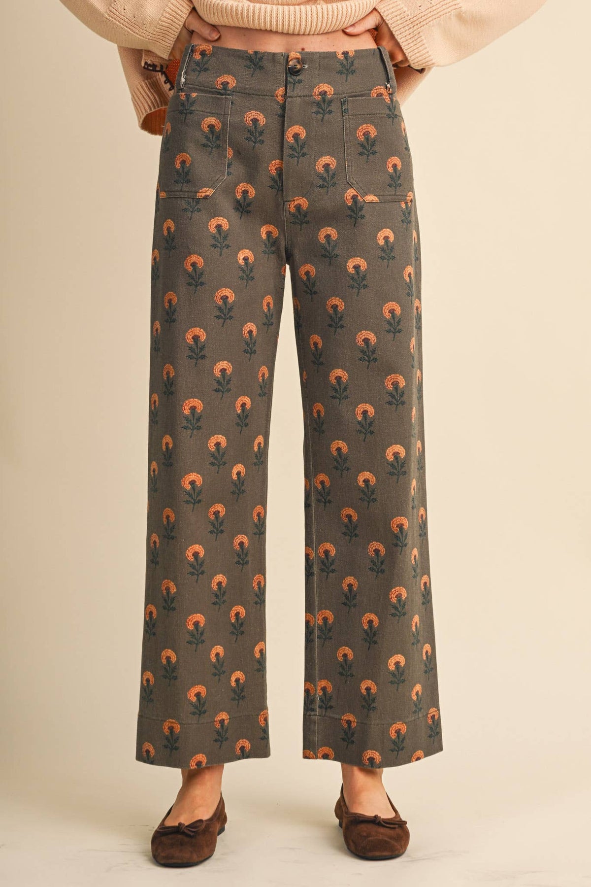 &Merci Vintage Floral Pants