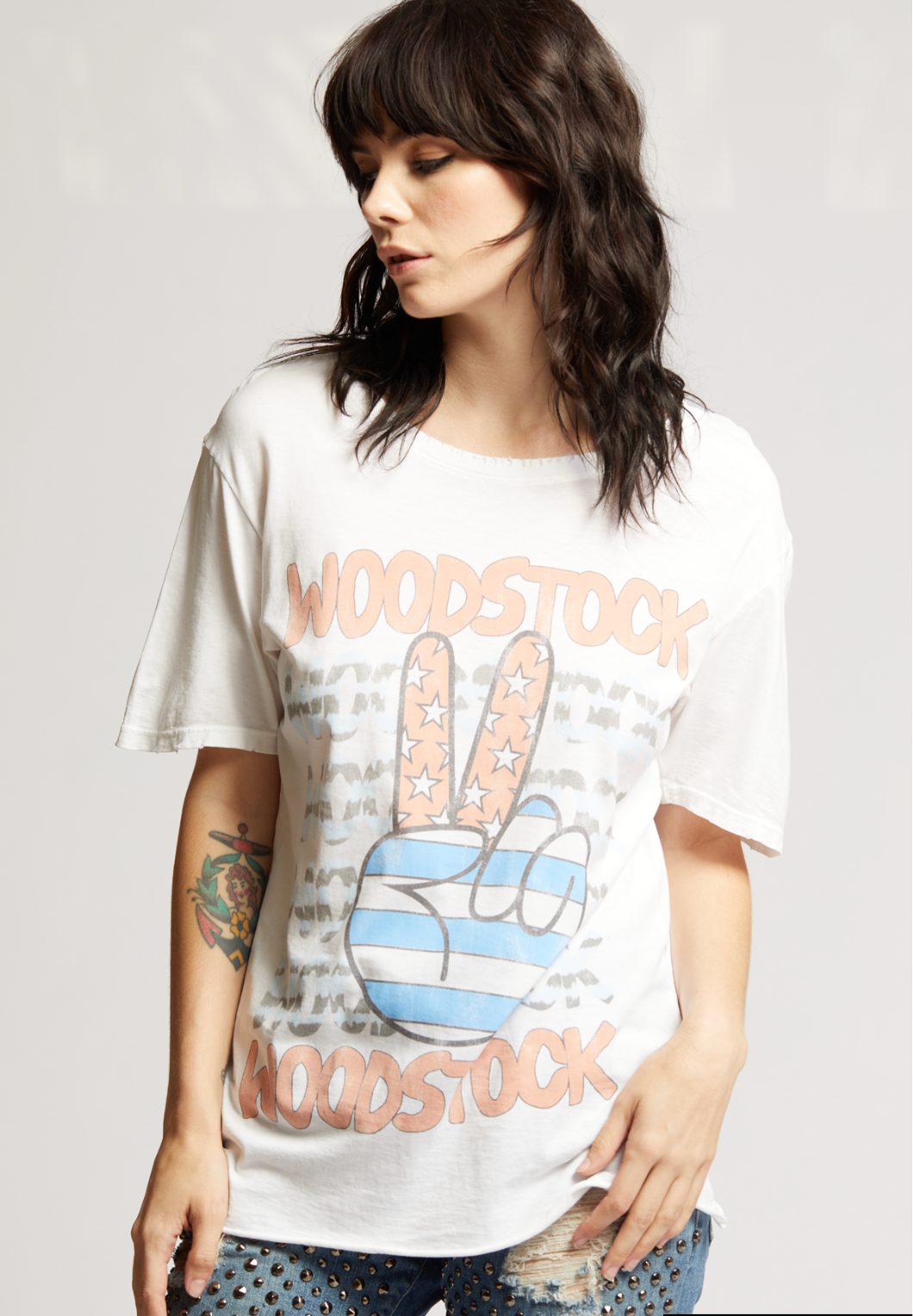 Recycled Karma WOODSTOCK STARS & STRIPES PEACE