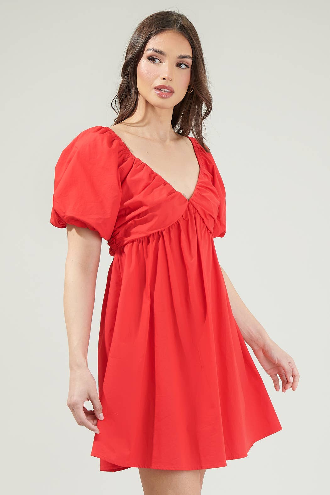 Sugarlips Leandra Poplin Mini Dress