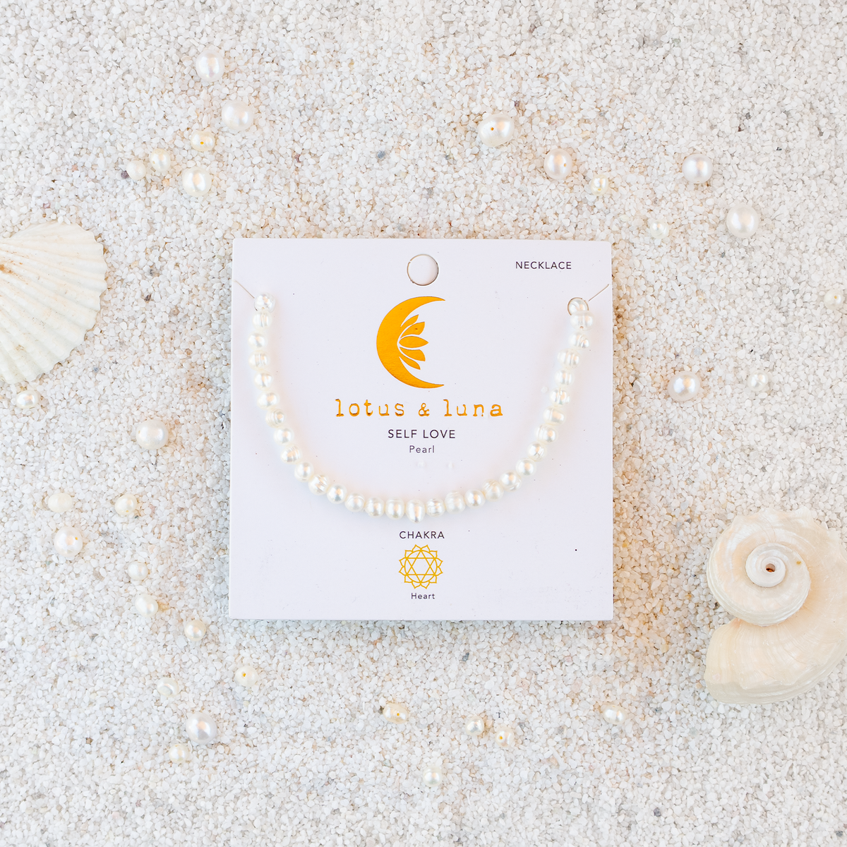 Self Love Pearl 4mm Healing Necklace