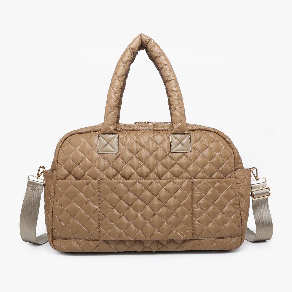 M2401 Mills Quilted Nylon Weekender Bag