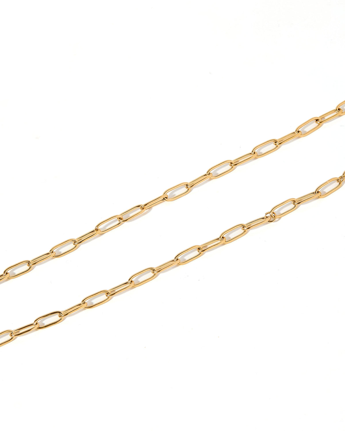 Necklace - Palmer Paperclip Gold