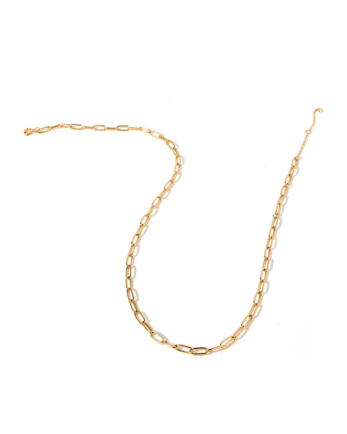 Necklace - Palmer Paperclip Gold