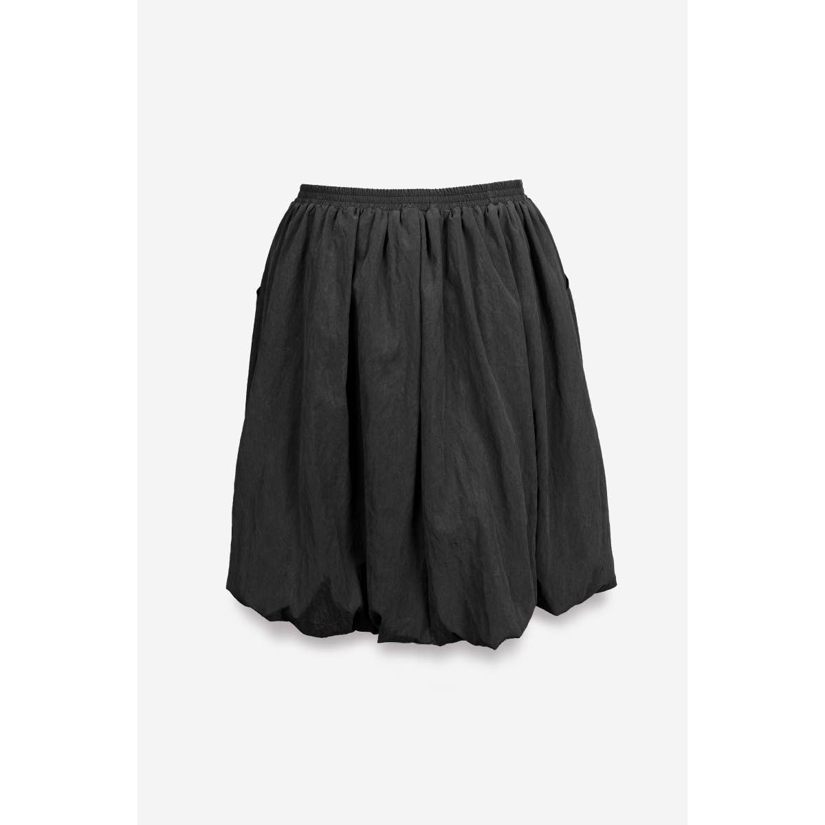 Naked Zebra Bubble Skirt With Elastic Waistband