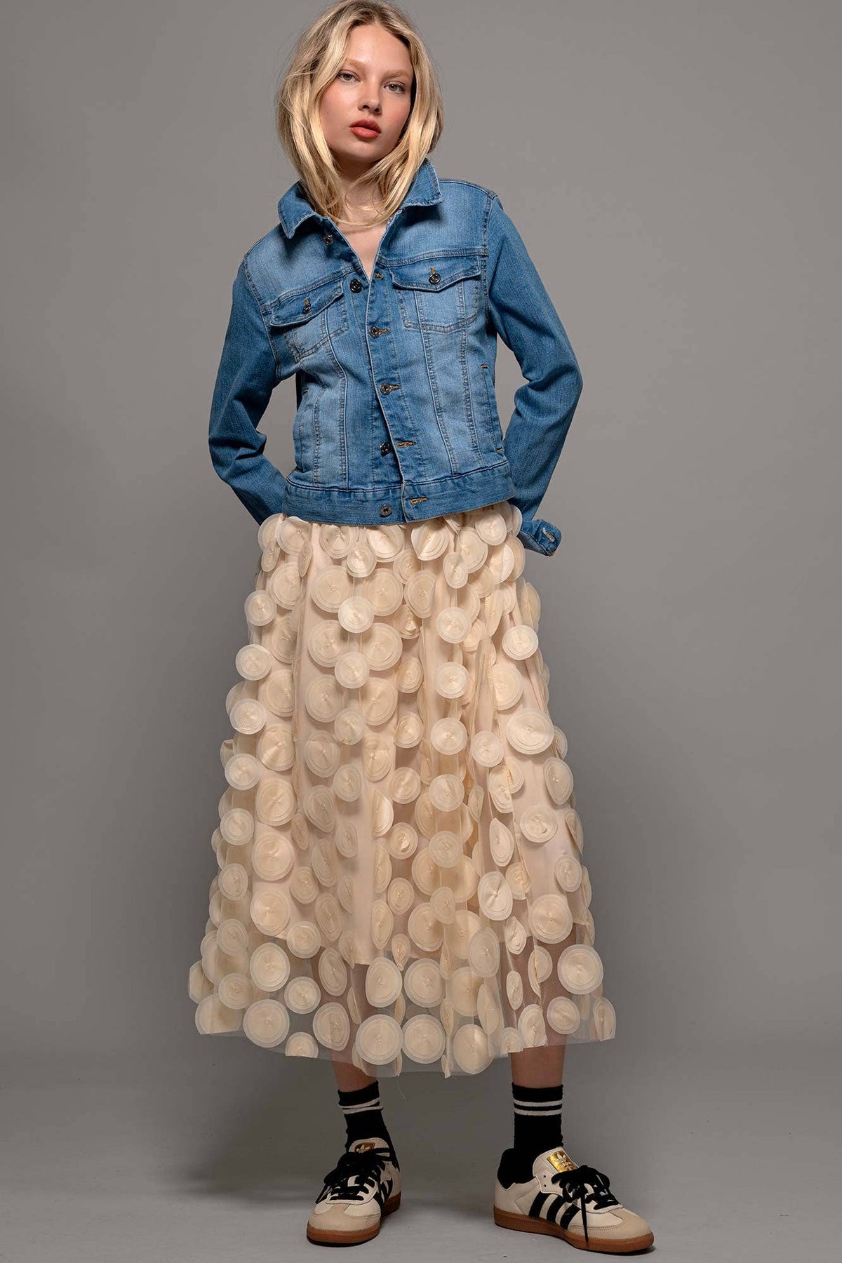 Urban Daizy Classic Denim Trucker Jacket