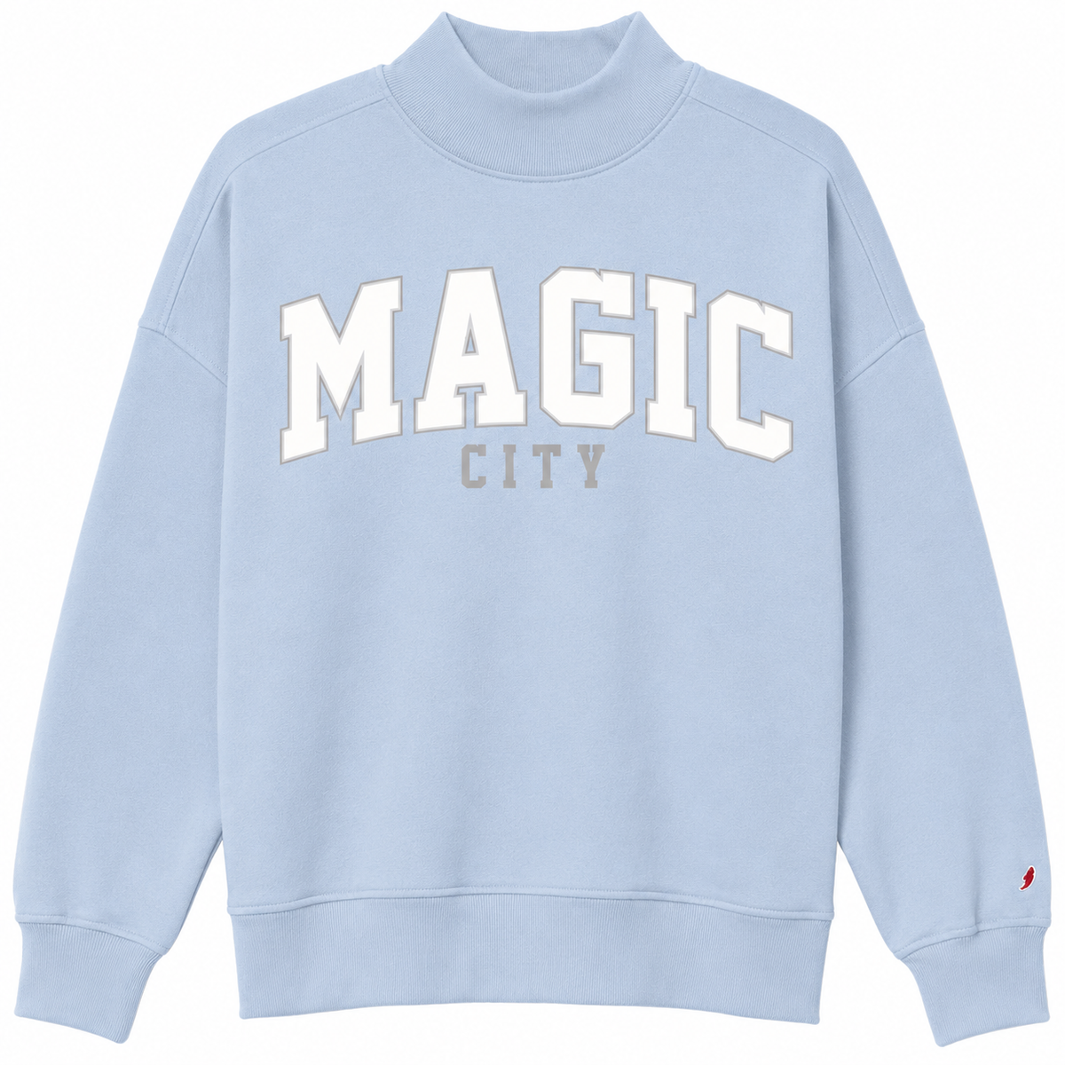 PRE-ORDER - Magic City Mock Neck Pullover - Cashmere Blue