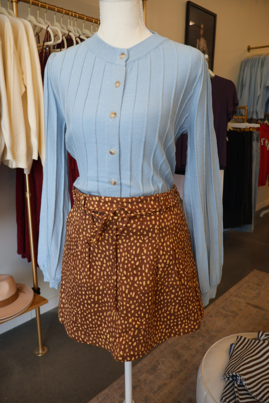 &Merci Ribbed Sweater Cardigan