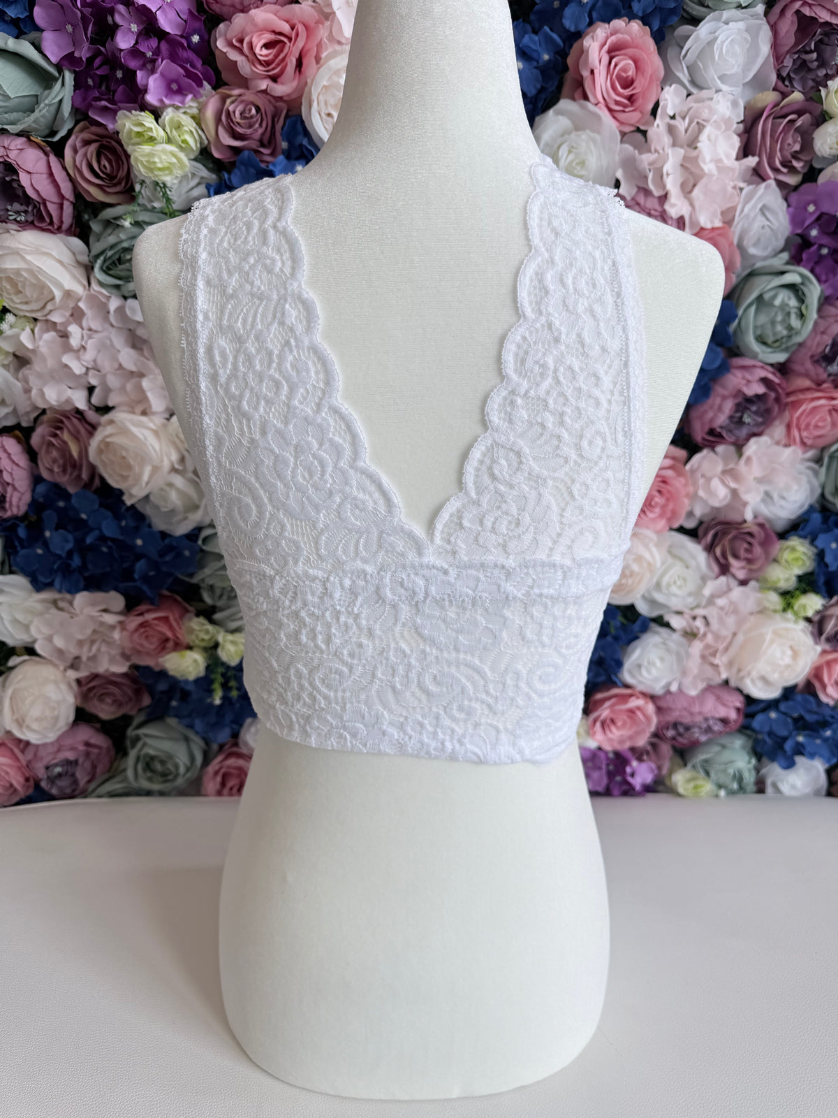 Anemone Seamless Lace Bralette