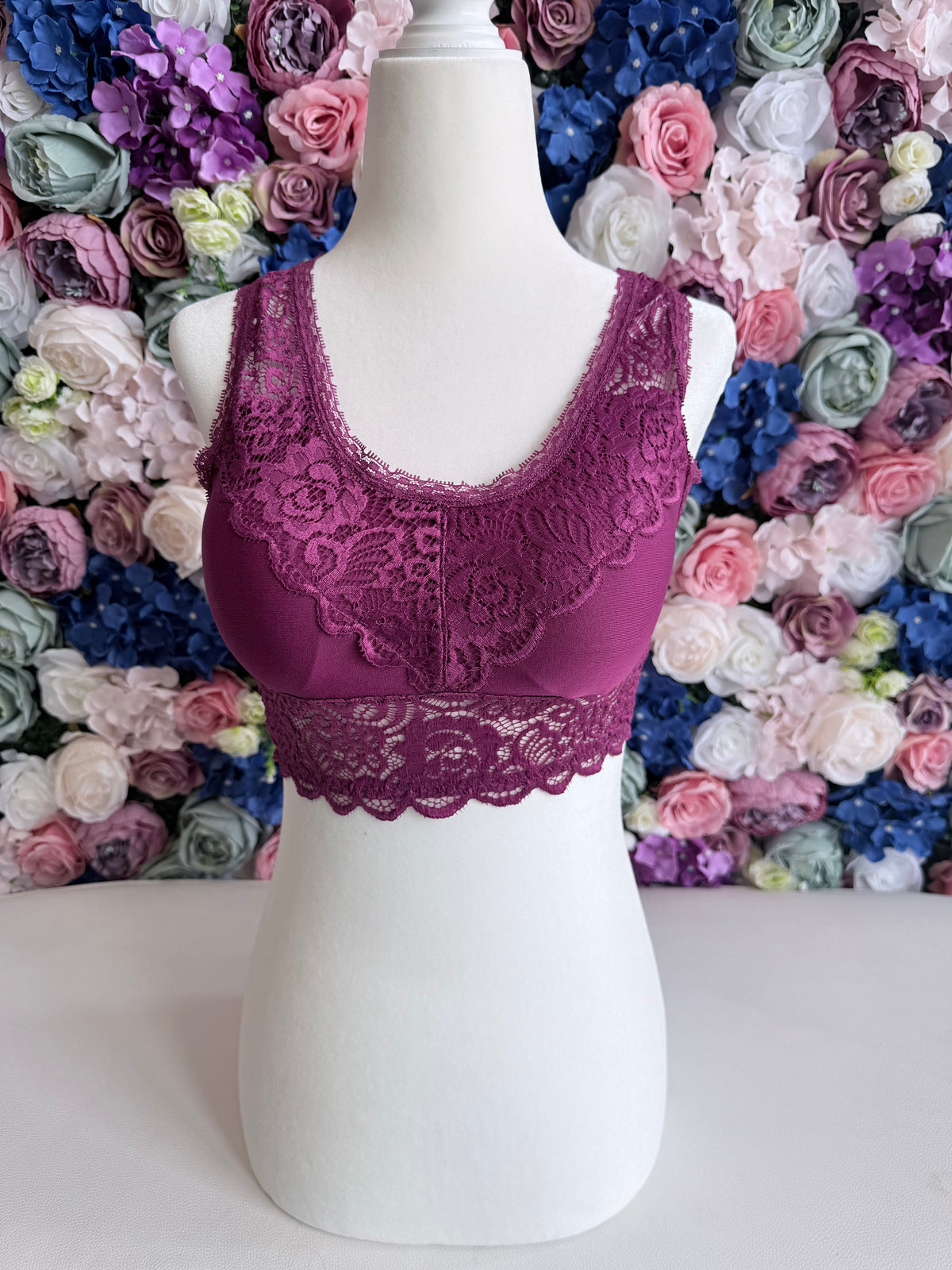 Anemone Seamless Lace Bralette