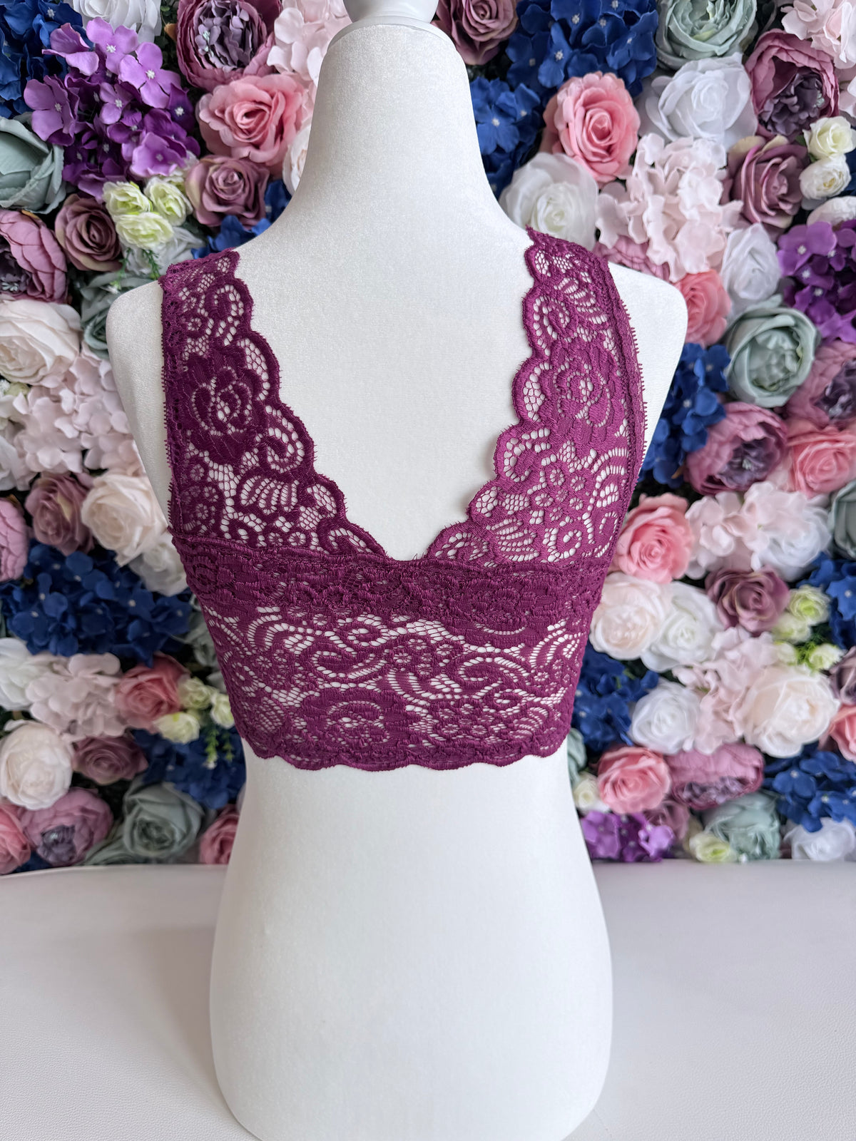 Anemone Seamless Lace Bralette