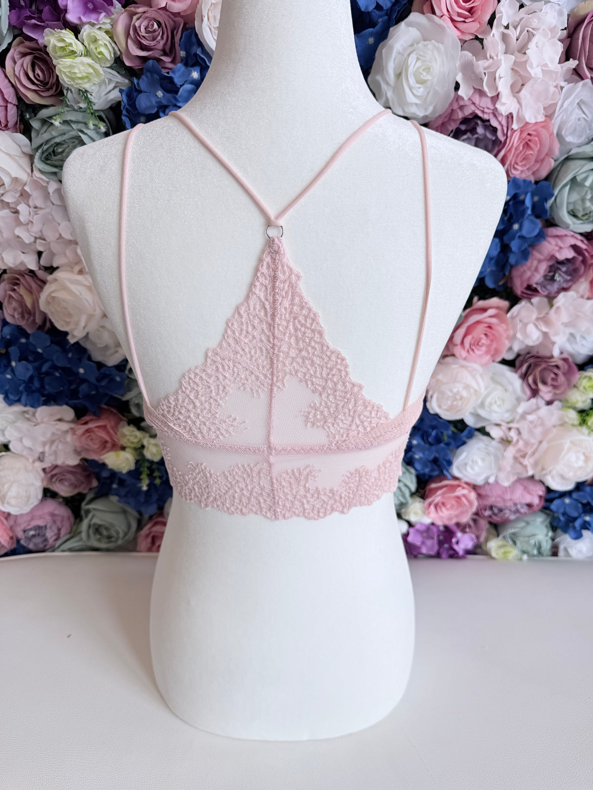 Anemone Ribbed Lace Bralette