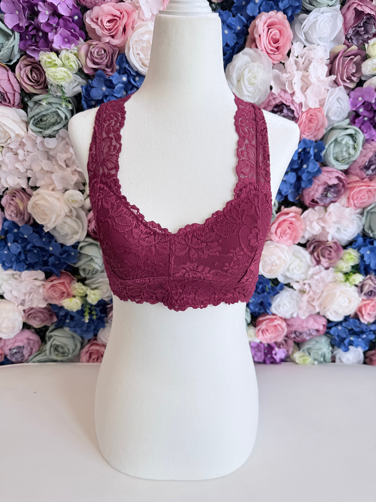Anemone Lace Racerback Bralette