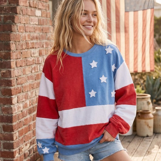 Sewn and Seen Americana Sweatshirt
